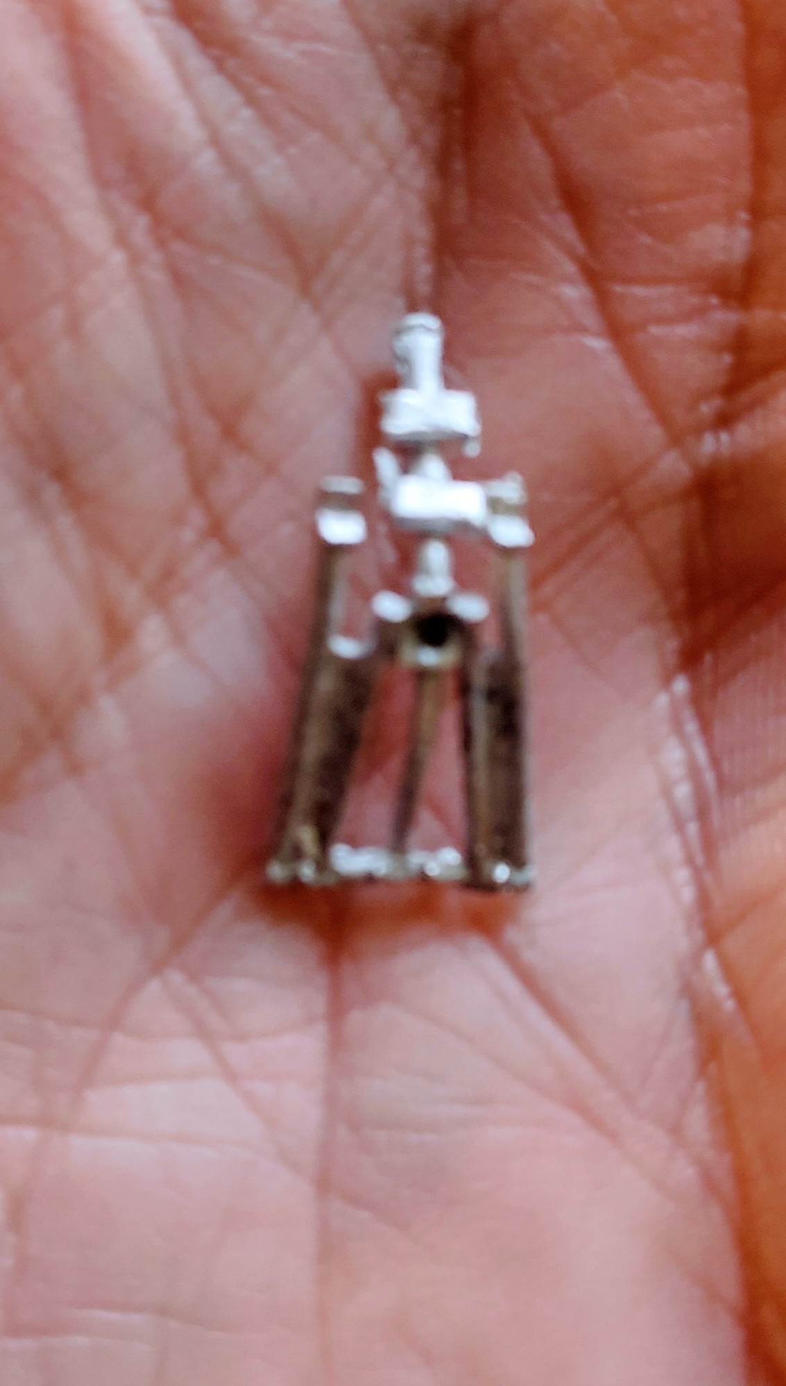 Part of the kit making the tripod